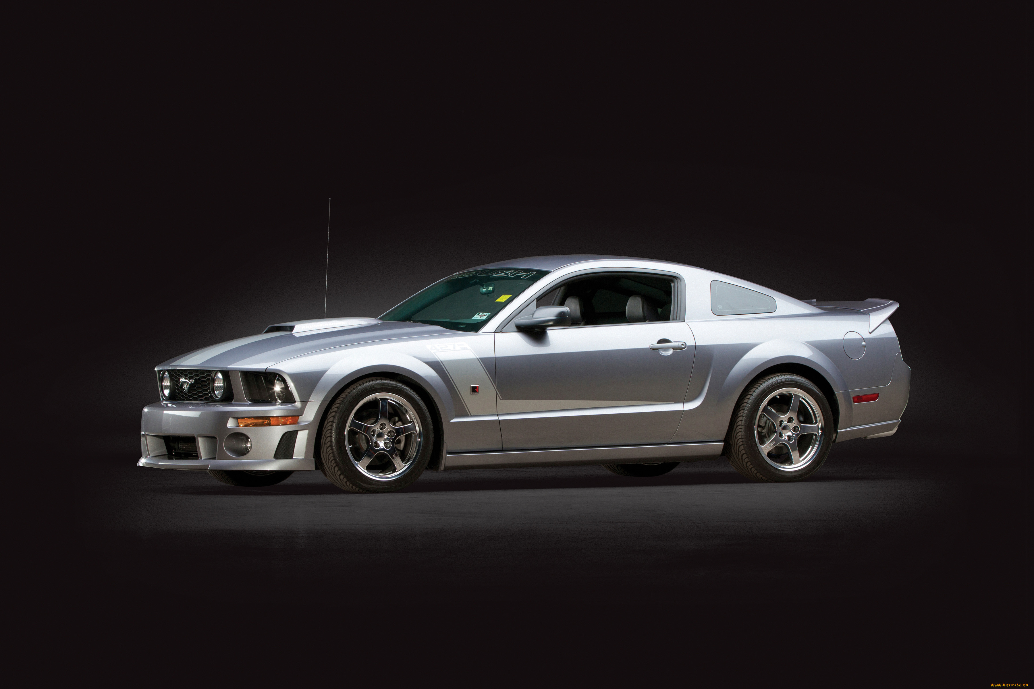, mustang, roush